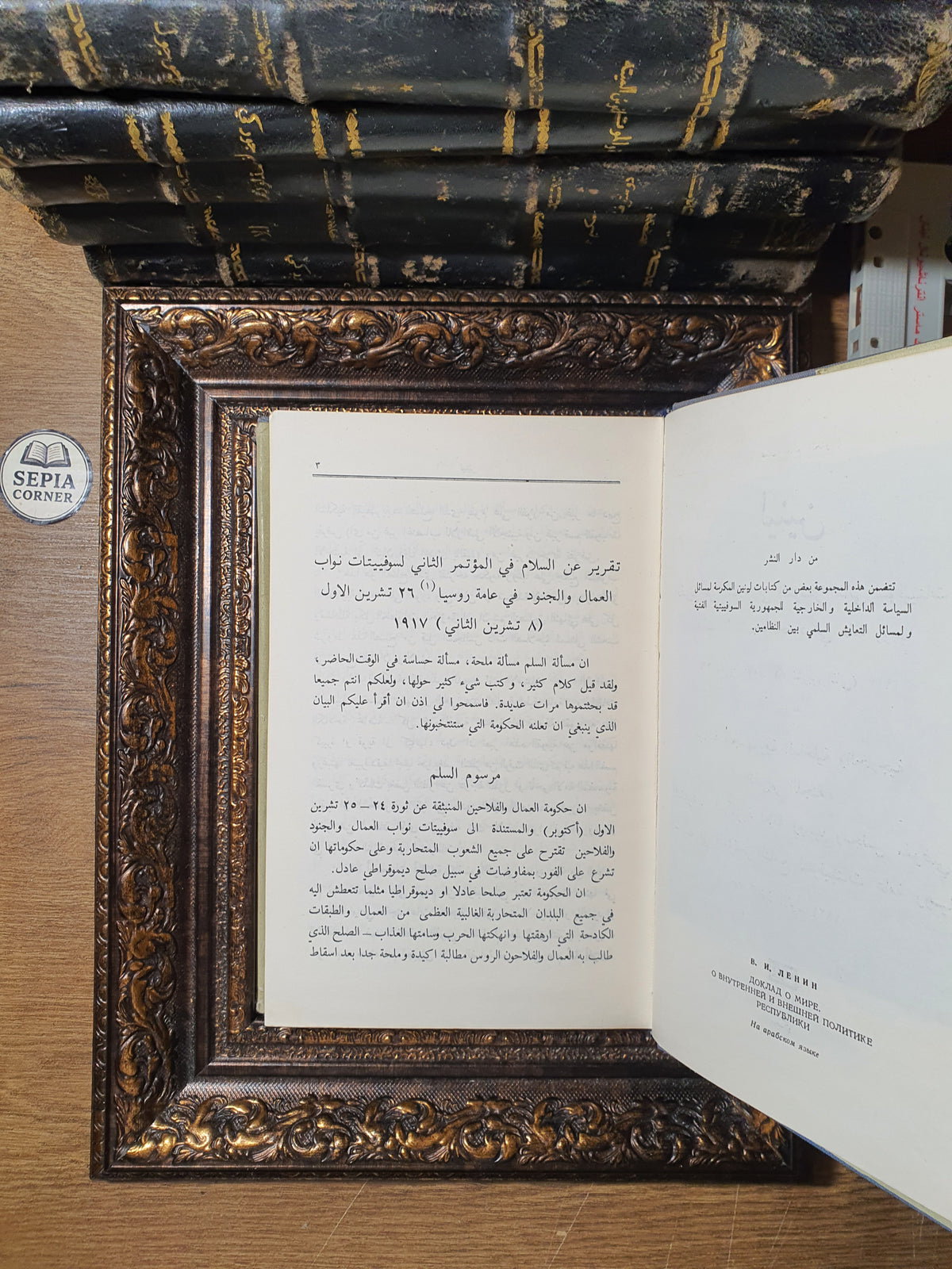 تقرير عن السلام / سياسة الجمهورية الداخلية والخارجية