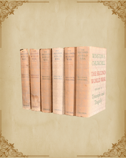 The Second World War (Complete 6-Volume British First Edition Set)